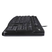„Logitech MK120“ stalinio kompiuterio komplektas, juodas, JAV išdėstymas
