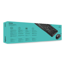 „Logitech MK120“ stalinio kompiuterio komplektas, juodas, JAV išdėstymas