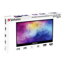 Verbatim Portable Touchscreen Monitor PMT-17 17.3" IPS 16:9