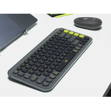 „Logitech“ klaviatūros „Pop Icon Combo“, juoda, JAV