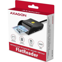 „Axagon CRE-SM3SD USB-A“ išmaniųjų / ID kortelių skaitytuvas su 4 lizdais „Axagon CRE-SM3SD USB-A“ išmaniųjų / ID kortelių skaitytuvas su 4 lizdais
