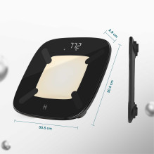 HoMedics SCL-B200-BK3R GLO Body Analyzer Bath Scale HoMedics SCL-B200-BK3R GLO Body Analyzer Bath Scale