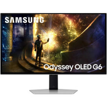 „Samsung Odyssey G6 LS27DG612SUXEN“ 27 colių OLED 16:9 sidabrinis „Samsung Odyssey G6 LS27DG612SUXEN“ 27 colių OLED 16:9 sidabrinis