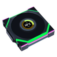 Lian Li UNI FAN SL Wireless 120 3 ausinių komplektas, juodos spalvos
