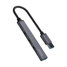 Savio šakotuvas USB-A - 3 × USB-A 2.0, 1 × USB-A 3.1 AK-70