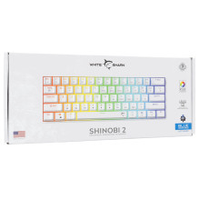 White Shark GK-004221 Shinobi-2 Blue switch, White US White Shark GK-004221 Shinobi-2 Blue switch, White US