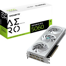 Gigabyte GeForce RTX 5060 AERO OC 8GB GDDR7 128bit balta vaizdo plokštė Gigabyte GeForce RTX 5060 AERO OC 8GB GDDR7 128bit balta vaizdo plokštė