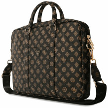 „Guess“ 4G „Peony“ priekinė kišenė su užtrauktuku, trikampio formos logotipas, 16', juodos spalvos „Guess“ 4G „Peony“ priekinė kišenė su užtrauktuku, trikampio formos logotipas, 16', juodos spalvos