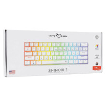 White Shark GK-004211 Shinobi-2 Red Switch, White US White Shark GK-004211 Shinobi-2 Red Switch, White US