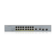 ZYXEL Switch GS1350-18HP 16xGBe 2xSFP PoE ZYXEL Switch GS1350-18HP 16xGBe 2xSFP PoE