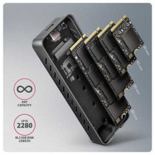 Axagon EEM2-20G M.2 NVMe USB-C 3.2 Armor Juoda Axagon EEM2-20G M.2 NVMe USB-C 3.2 Armor Juoda