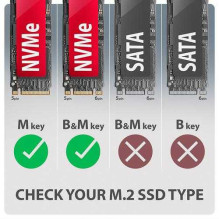 Axagon EEM2-20G M.2 NVMe USB-C 3.2 Armor Juoda Axagon EEM2-20G M.2 NVMe USB-C 3.2 Armor Juoda