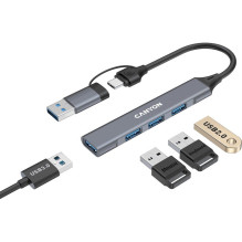 Canyon DS-02 4in1 USB-A/C pilkas Canyon DS-02 4in1 USB-A/C pilkas