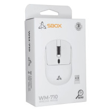 Sbox WM-710 Baltas belaidis Sbox WM-710 Baltas belaidis