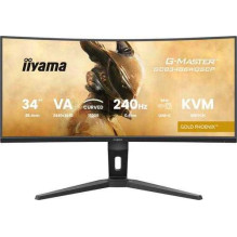 „Iiyama GCB3486WQSCP-B1“ 34 colių VA lenktas UWQHD monitorius, 240 Hz, 0,4 ms, 21:9 „Iiyama GCB3486WQSCP-B1“ 34 colių VA lenktas UWQHD monitorius, 240 Hz, 0,4 ms, 21:9
