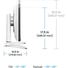 Benq Mobiuz EX271Q 27" IPS 16:9 White / Black Benq Mobiuz EX271Q 27" IPS 16:9 White / Black
