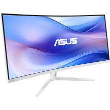 „Asus VU34WCIP-W“ 34 colių VA 21:9 lenktas monitorius, baltas