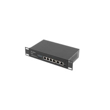 Lanberg Switch PoE 19 colių 6 prievadų 100 MB RSFE-4P-2FE-60