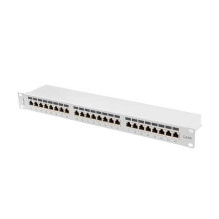 Lanberg Patch skydelis 24port 1U cat.6A FTP PPSA-1024-S Lanberg Patch skydelis 24port 1U cat.6A FTP PPSA-1024-S