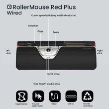 Contour Design RollerMouse Plus Thin Client Black / red Contour Design RollerMouse Plus Thin Client Black / red