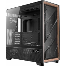 Antec Flux Pro EUV juoda / medinė ausinė Antec Flux Pro EUV juoda / medinė ausinė