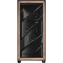 Antec Flux Pro EUV juoda / medinė ausinė Antec Flux Pro EUV juoda / medinė ausinė