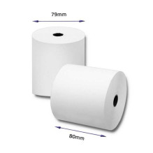 Qoltec Thermal roll 80 x 80 55g / m2 10pcs Qoltec Thermal roll 80 x 80 55g / m2 10pcs