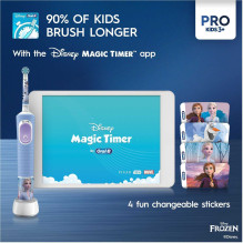Oral-B Vitaly Pro 103 Pro Kids 3+ Frozen Light Blue + 1pc Oral-B Vitaly Pro 103 Pro Kids 3+ Frozen Light Blue + 1pc