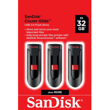 Sandisk Cruzer Glide 32GB USB 2.0 3 pack
