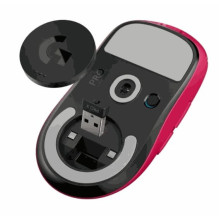 Logitech G Pro X Superlight WL rausvai raudona