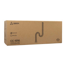 Sbox CC-1016B Kabelių tvarkymo sistema, juoda Sbox CC-1016B Kabelių tvarkymo sistema, juoda