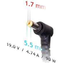 Akyga AK-ND-12 90W : 19V, 4.74A, 5.5x1.7 mm