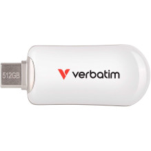 Verbatim Plectra 512GB USB-C balta