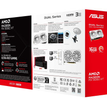 Asus Radeon RX 9060 XT Dual White 16GB GDDR6 128bit Asus Radeon RX 9060 XT Dual White 16GB GDDR6 128bit