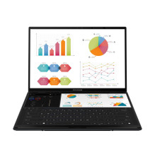 Asus ZenBook Duo UX8406CA-PZ009W OLED 14 u9-285H 32GB 2TB SSD EN W11 Juodas Asus ZenBook Duo UX8406CA-PZ009W OLED 14 u9-285H 32GB 2TB SSD EN W11 Juodas