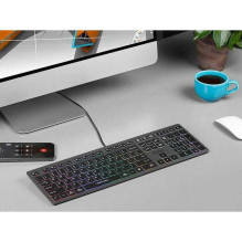 A4Tech 47126 FSTYLER FX60H Grey Neon Backlit A4Tech 47126 FSTYLER FX60H Grey Neon Backlit
