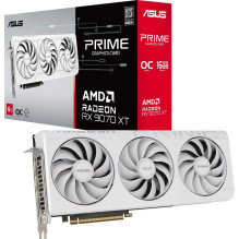 Asus Radeon RX 9070 XT Prime White OC 16GB GDDR6 256bit vaizdo plokštė Asus Radeon RX 9070 XT Prime White OC 16GB GDDR6 256bit vaizdo plokštė