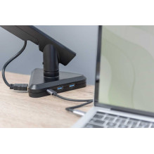 DIGITUS DA-90405 with integrated Docking Station Gas Pressure Spring Mount