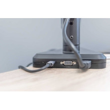 DIGITUS DA-90405 with integrated Docking Station Gas Pressure Spring Mount