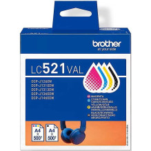 Brother LC521VAL Value Pack C / M / Y / K Brother LC521VAL Value Pack C / M / Y / K