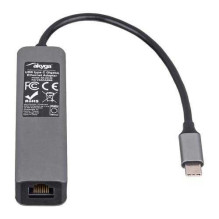 Akyga Hub AK-AD-66 USB-C pilka