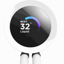 Nzxt Kraken Plus RGB 360 120 mm skysčio aušintuvas RL-KR360-W2, baltas Nzxt Kraken Plus RGB 360 120 mm skysčio aušintuvas RL-KR360-W2, baltas