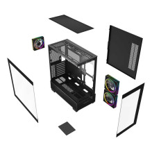 Gembird Fornax X550 ARGB Black