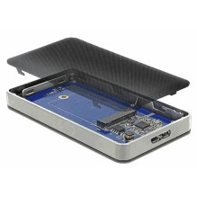 DELOCK 42594 M.2 USB 3.0 Juoda / Silver DELOCK 42594 M.2 USB 3.0 Juoda / Silver
