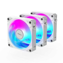 Gigabyte AORUS EZ CHAIN ICE 120mm Case Ventiliatorius Baltas 3pcs GP-ECFAN1203 ICE Gigabyte AORUS EZ CHAIN ICE 120mm Case Ventiliatorius Baltas 3pcs GP-ECFAN1203 ICE