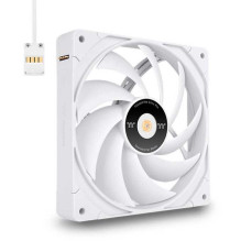 Thermaltake TOUGHFAN EX14 Pro White 140mm Case Fan CL-F172-PL14WT-A 3pcs Thermaltake TOUGHFAN EX14 Pro White 140mm Case Fan CL-F172-PL14WT-A 3pcs