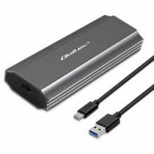 Qoltec NV2271 M.2 SATA USB-C 3.1 pilka Qoltec NV2271 M.2 SATA USB-C 3.1 pilka