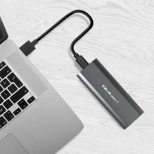 Qoltec NV2271 M.2 SATA USB-C 3.1 pilka Qoltec NV2271 M.2 SATA USB-C 3.1 pilka