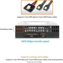 Icy Dock flexiDOCK 2,5" / 3,5" SATA juodas MB795SP-B