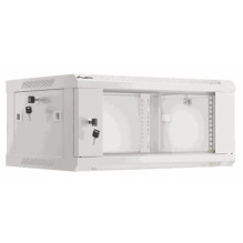 Lanberg WF01-6404-10S Pakabinama spintelė ant sienos 19" 4U Pilka